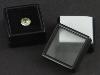 1ba) 20x Boites de diamantaire 3x3 cm noire, dessus verre.