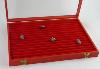 7e) Coffret 26x36 cm luxe pour bagues (Système à sillon).