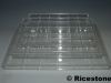 4a) Coffret acrylique 27x18cm<BR>24 compartiments.