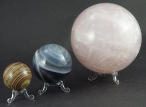 Présentoir En Fer Pour 7 Boules De Cristal Ou œufs - Support Multi-sphères Ornement Bureau 20.3cm
