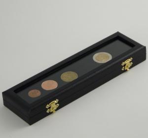 Coffret objet mince pour pices de monnaies