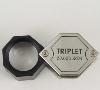 1fb) Loupe Triplet 20x20.5mm Economique et "sérieuse"