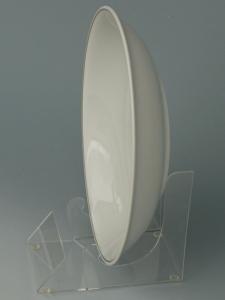 6a) Chevalet acrylique hauteur 12 cm de plat, assiette, bol.