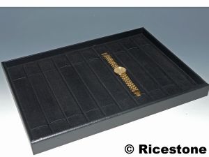 1h) Plateau 25 x 35 cm pour bracelet ou montre, présentoir bijou,