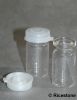 1h) Bouteille en verre contenance 8cc avec large goulot