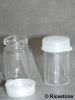 1g) Bouteille en verre de contenance 7cc avec large goulot