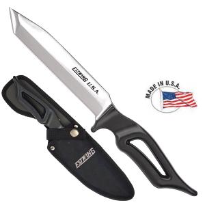 1b) Couteau Estwing ETK-6. Couteau de chasse ou de campeur.