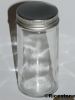 6c) Flacon en Verre H= 9,5cm bouchon métal à vis, contenance 85ml