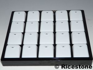 2) Plateau présentoir<BR>Pendentif 