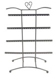 prsentoir mtal argent pour nombreuse Boucle-oreille