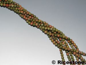 Unakite rang Bille  8mm