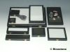 3d) Coffret Luxe 9x11cm pour objets minces, pierre taillée.