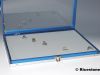 2a) Coffret 100 bagues, Présentoir corps bleu, 25x35 cm