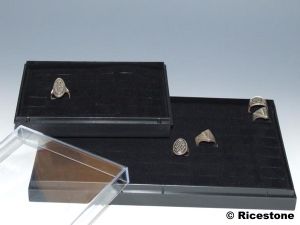 3) COFFRET bague ECONOMIQUE en plastique