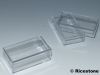 6a) Lot de 12x Boites Plastique transparente 60x34x22 mm, PA5 ou P19