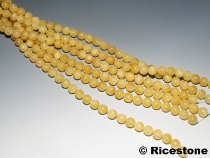 Calcite Jaune rang Bille 14mm