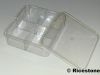 1b) Boite Plastique transparente12x12x4 cm.