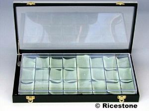 Coffret-vitrine pour minéraux, bijoux, etc. - Autres accessoires de bureau  - Achat & prix