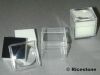 9a) 20x Boîte loupe 3x3, tout plastique de gemmologie.
