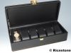 8a) Coffret luxe pour 6 montres 13x29 cm.