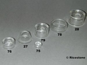 90a) 12 x Petit support- anneau pour œuf ou boule Ø 1,6 cm