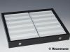 6) Coffret pierres taillées - boîtes longue dessus verre