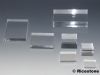 3aa) Socle acrylique, présentoir de minéraux 3x4x1 cm