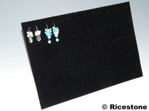 0l) Présentoir porte-bijoux<BR>Plateau 24x35 cm pour 28 Boucles.