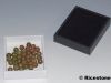 3b) Petit plateau Simicuir noir pour pierres.