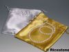 8a) 12x Pochettes cadeau professionnelle en satin 12x14 cm