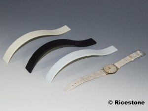 1a) Toboggan pour bracelet, Présentoir à bijoux en similicuir.