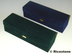 1b) Coffret de transport pour trente bagues, marmotte de bijoux..