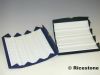 1b) Coffret de transport pour trente bagues, marmotte de bijoux..